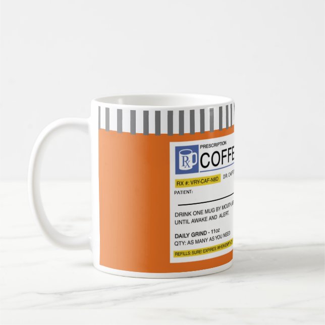 TAZA DE CAFÉ MEDICAMENTOS (Izquierda)