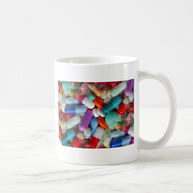 Taza De Café medicamentos para pastillas (Derecha)