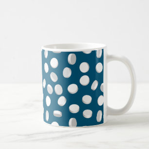 Taza De Café medicamentos para pastillas azules