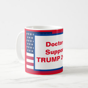 Taza De Café Médicas Apoyan a TRUMP 2024