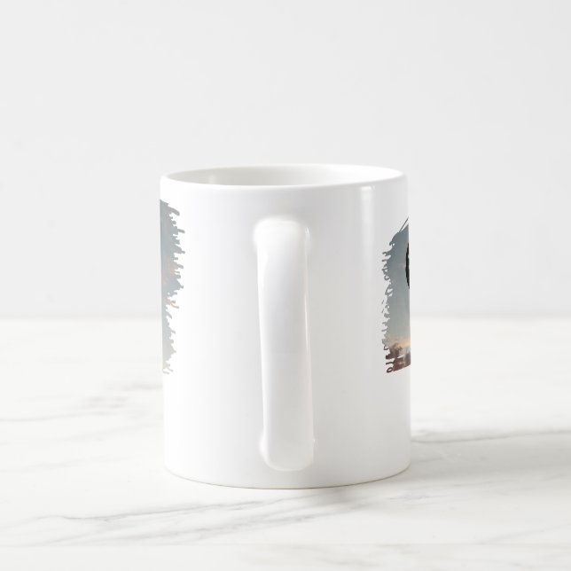 Taza De Café Medicina de la serpiente toro al atardecer (Mango)
