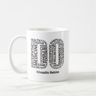 Taza De Café Medicina Osteopática Personalizada DO Osteopatía