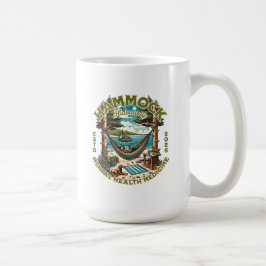 Taza De Café Medicina para la Salud Mental Refugio en Hamaca