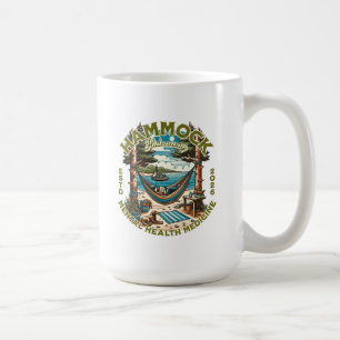 Taza De Café Medicina para la Salud Mental Refugio en Hamaca