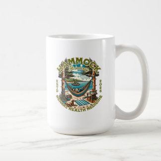 Taza De Café Medicina para la Salud Mental Refugio en Hamaca
