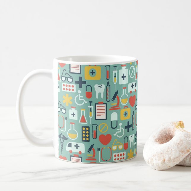 Taza De Café Médico (Con donut)