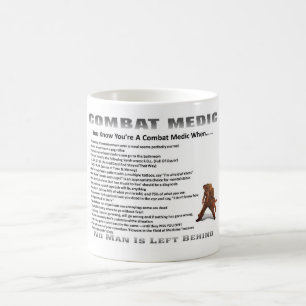 Taza De Café Médico clásico del combate del ejército de la t