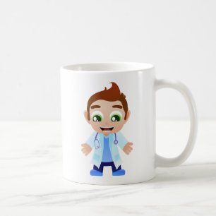 Taza De Café Médico con el estetoscopio