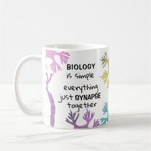 Taza De Café Médico de ciencias de la biología neuronas sinapsi