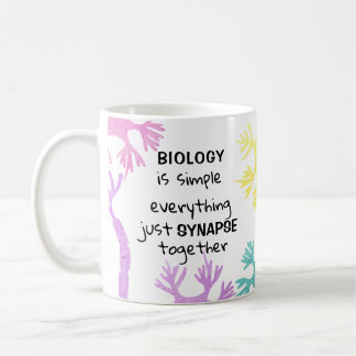 Taza De Café Médico de ciencias de la biología neuronas sinapsi