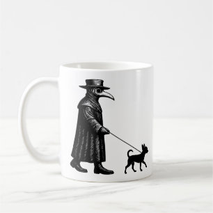 Taza De Café Médico de la peste caminando Chihuahua