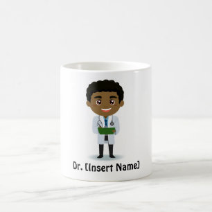 Taza De Café Médico de sexo masculino personalizado/médico