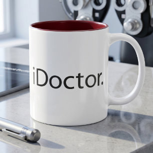 Taza De Café Médico divertido iDoctor optometrista humor de méd