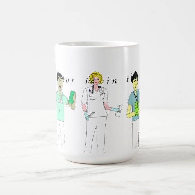 Taza De Café ¡Médico en la casa! (Centro)