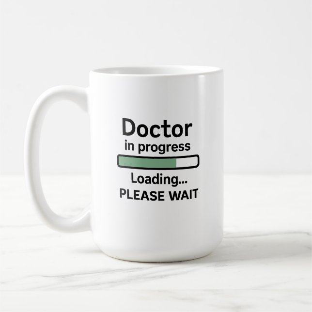 Taza De Café Médico en proceso de carga de mug (Izquierda)