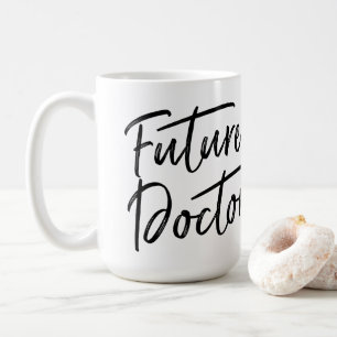 Taza De Café Médico futuro manuscrito