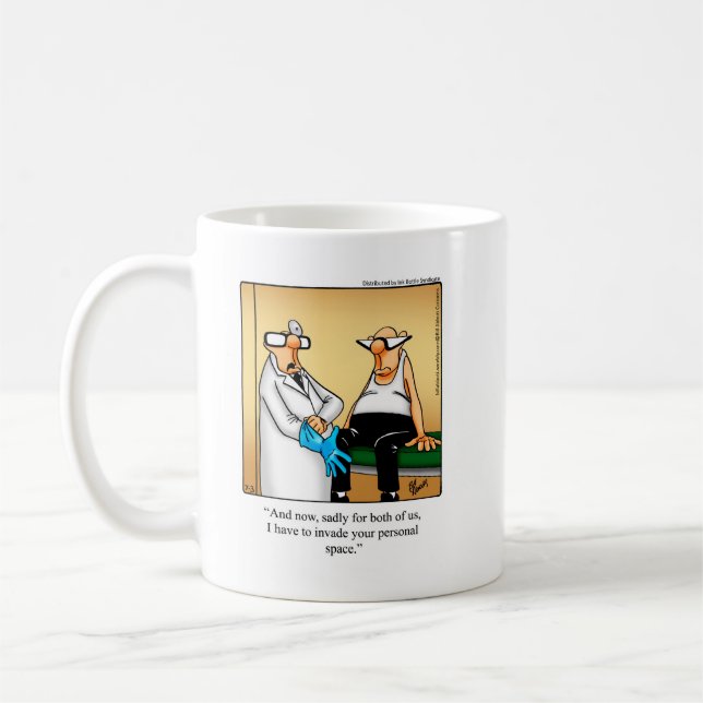 Taza De Café Médico gracioso - Humor médico Café Mug (Izquierda)