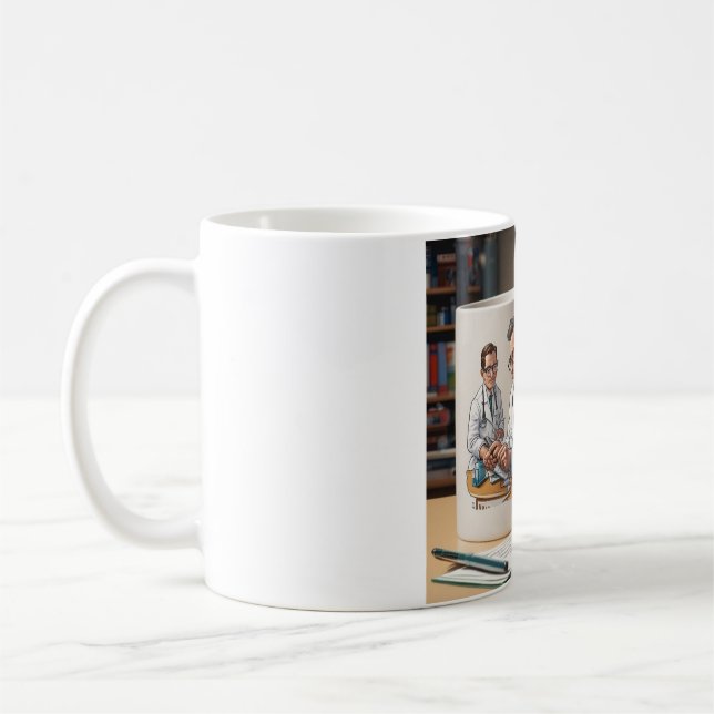 Taza De Café Médico Pedidos Mug - Preparado para su salud (Izquierda)