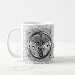 Taza De Café Médico plateado