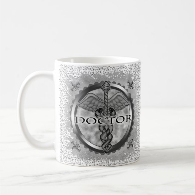Taza De Café Médico plateado (Izquierda)