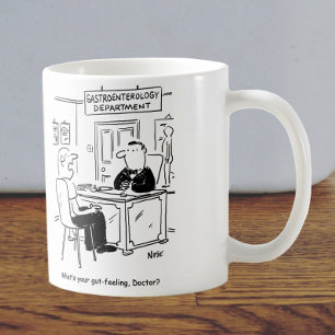 Taza De Café Médico y paciente en la consulta del médico - Pres