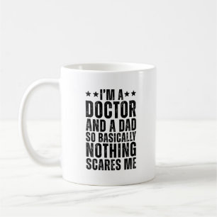 Taza De Café Médico Y Un Papá Gracioso