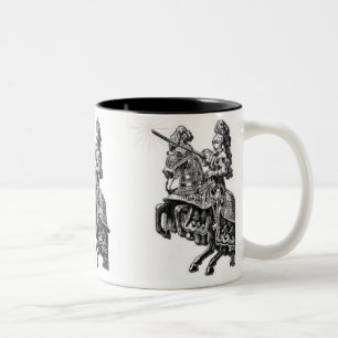 Taza de café medieval de los caballeros
