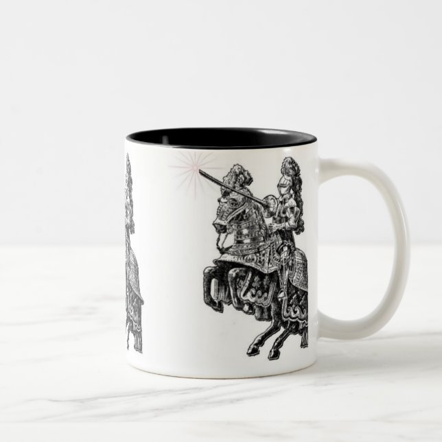 Taza de café medieval de los caballeros (Derecha)