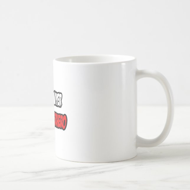 Taza De Café Medio abogado... mitad superhéroe (Derecha)