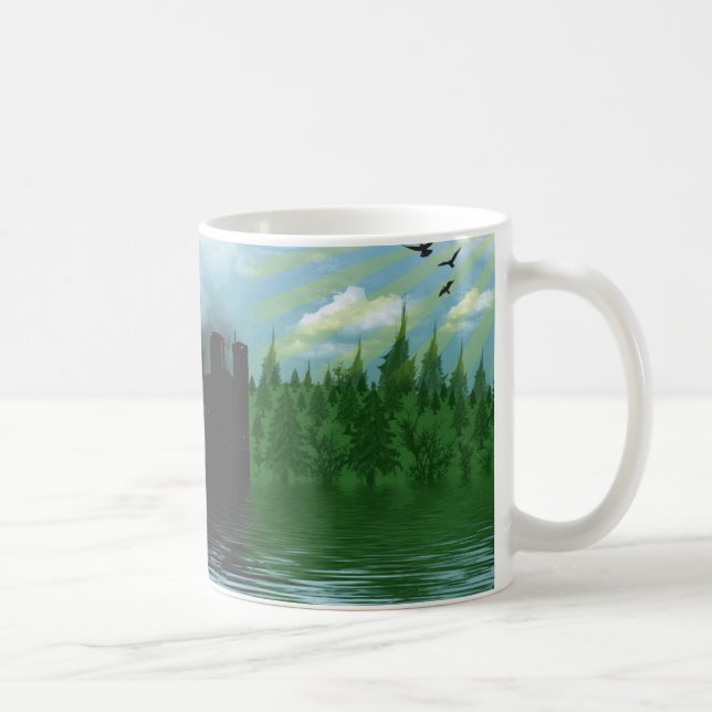 Taza De Café Medio ambiente (Derecha)