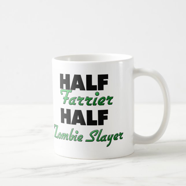 Taza De Café Medio asesino del zombi del medio herrador (Derecha)