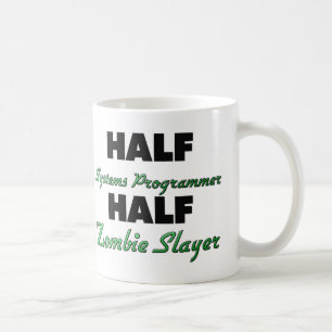 Taza De Café Medio asesino del zombi del programador medio