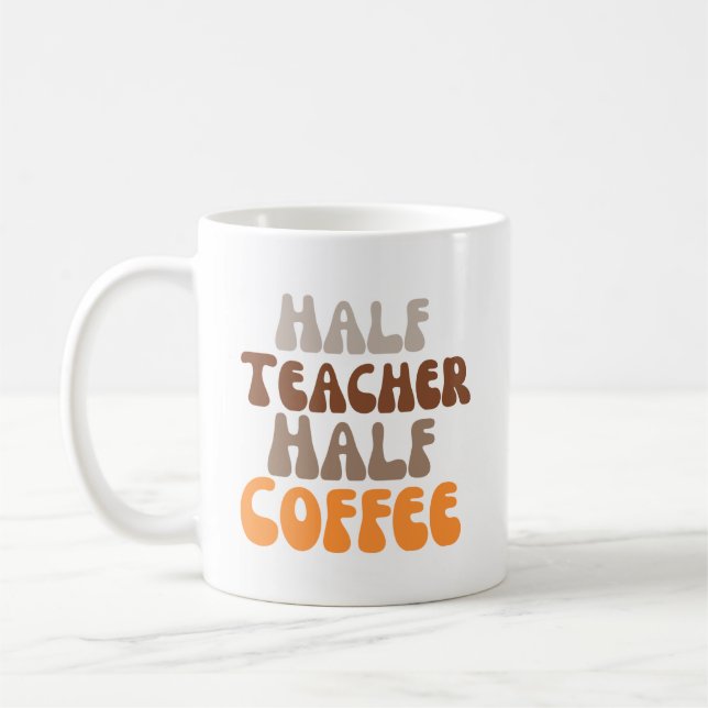 Taza De Café Medio café de profesor (Izquierda)