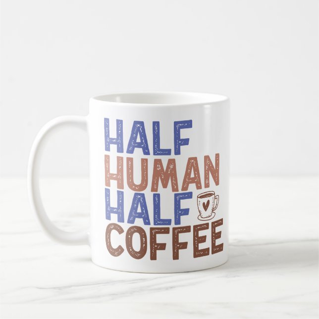 Taza De Café Medio café humano (Izquierda)
