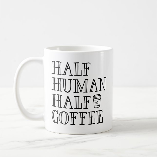 Taza De Café Medio café humano (Izquierda)