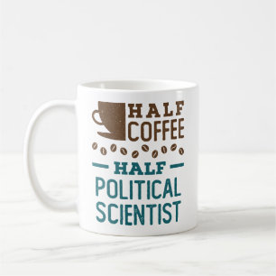 Taza De Café Medio café mitad científico político