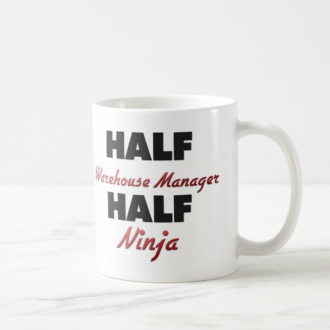 Taza De Café Medio encargado medio Ninja de Warehouse (Derecha)