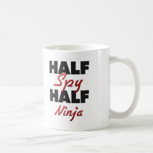 Taza De Café Medio espía medio Ninja