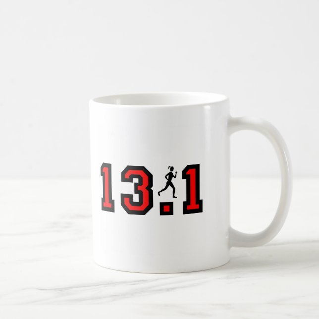 Taza De Café Medio maratón para mujer (Derecha)