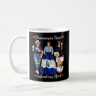 Taza De Café Medio Salvadoreño Medio Panaiano Criado En El Salv