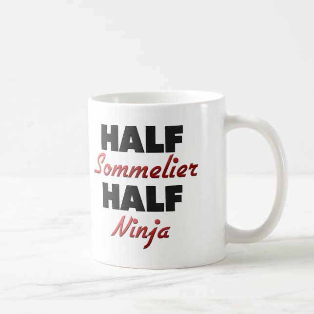 Taza De Café Medio Sommelier medio Ninja (Derecha)
