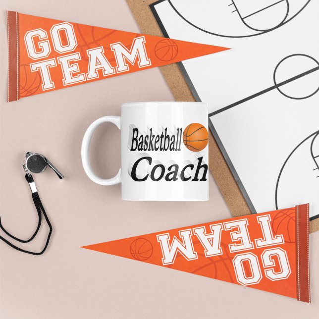 Taza De Café Medio texto del entrenador de baloncesto Coffee Mu (Subido por el creador)