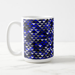 Taza De Café Medio y medio diamantes 15 oz Mug