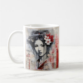 Taza De Café Medios de comunicación mixtos geisha tazón café ja