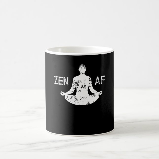 Taza De Café Meditación del yoga ZEN AF (Centro)