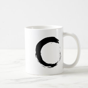 Taza De Café Meditación Enso Círculo Atención Plena Buda Budist