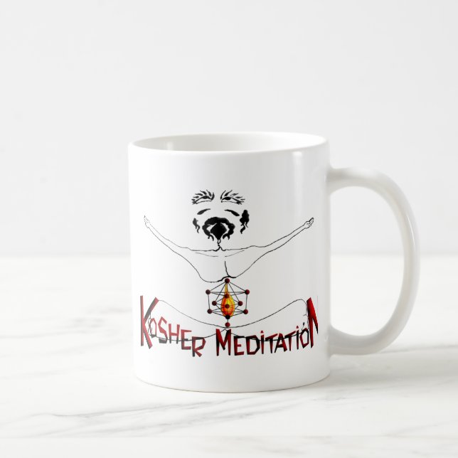 Taza De Café Meditación kosher (Derecha)