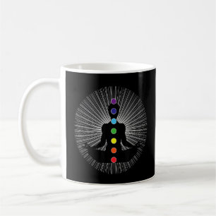 Taza De Café Meditación Siete Chakras Yoga
