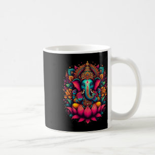 Taza De Café Meditación Yoga Ganesh Dios Hindú Namaste Tees Gan