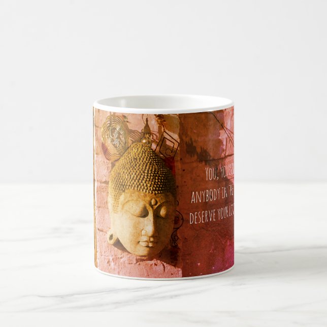 Taza De Café Meditation with Buddha's words (Centro)